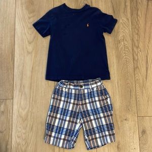 Janie & Jack + Polo Ralph Lauren matching set size 6